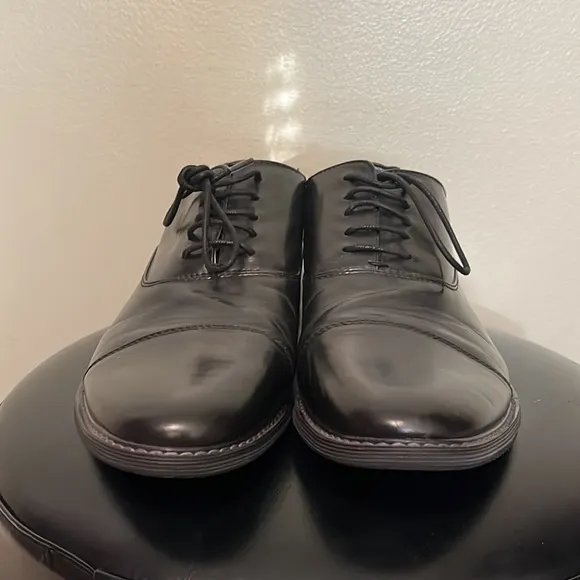 STEVE MADDEN P-Oakley Men’s Dress Shoes, Lace Up, Black, Size 10