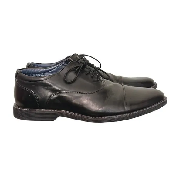 STEVE MADDEN P-Oakley Men’s Dress Shoes, Lace Up, Black, Size 10