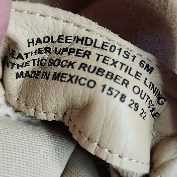 STEVE MADDEN STYLE HADLEE PLATFORM TAN ANKLE BOOTS WMS. 6.0 NWOB AWESOME BOOTS