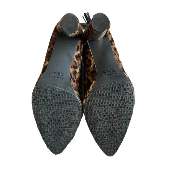 STUART WEITZMAN LEOPARD PONY HAIR BOOTS BOOTIES SHOES NEW 7