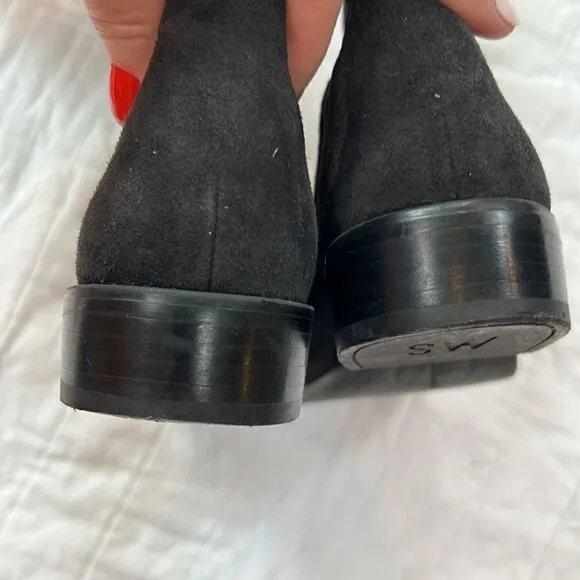 Stuart Weitzman Reddy 5050 Suede Over-The-Knee Boots, Black size 6.5 women EUC