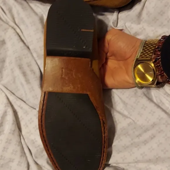 Suede loafers by Clark. Great used condition.