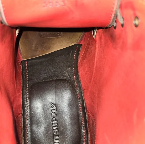 Suitsupply Mens Ankle Boots Size 8 1/2, Rtls For $350.00 Asking $95.00