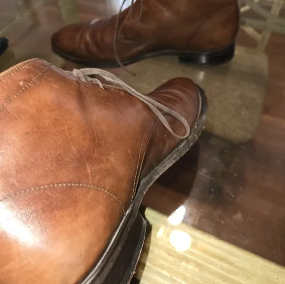 Suitsupply Mens Ankle Boots Size 8 1/2, Rtls For $350.00 Asking $95.00