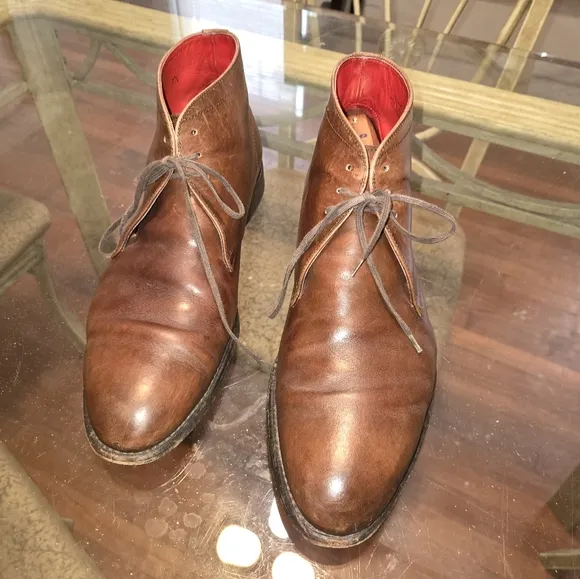 Suitsupply Mens Ankle Boots Size 8 1/2, Rtls For $350.00 Asking $95.00