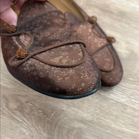 Superglamourous Elegant Brown Loafers. Size 41