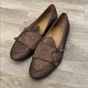 Superglamourous Elegant Brown Loafers. Size 41