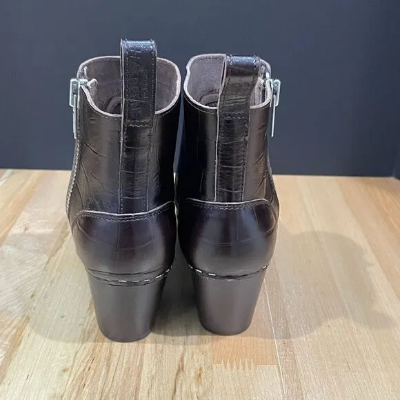 Swedish Hasbeens Boots Zip It Emy Clog Ankle Boots | NWOB