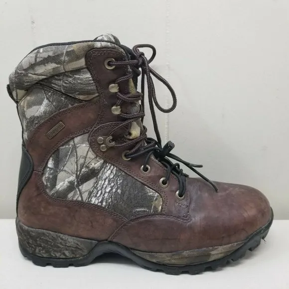 Tamarack 12 Boots Thinsulate Camo Hi Tops Lace Up