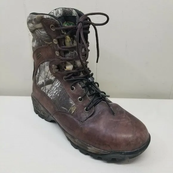 Tamarack 12 Boots Thinsulate Camo Hi Tops Lace Up