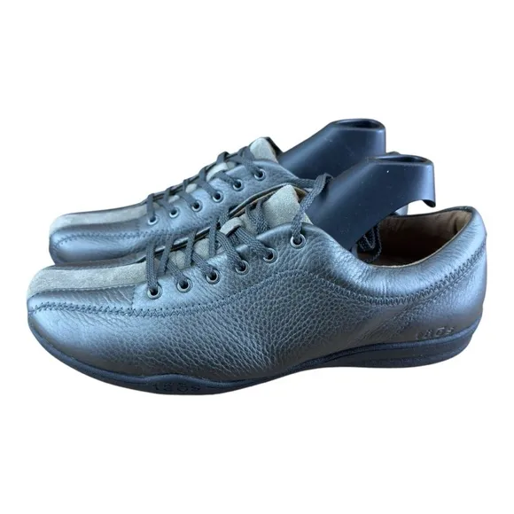 Taos Oxfords Comfort Pewter Metallic Leather Women's Size 8.5