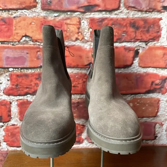 Taupe Cole Haan Greenwich Waterproof Chelsea Ankle Bootie
