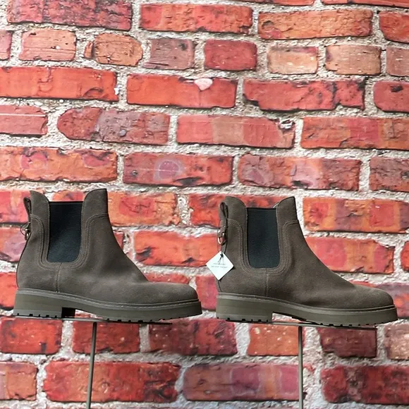 Taupe Cole Haan Greenwich Waterproof Chelsea Ankle Bootie