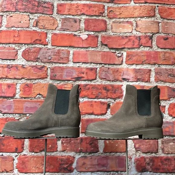 Taupe Cole Haan Greenwich Waterproof Chelsea Ankle Bootie