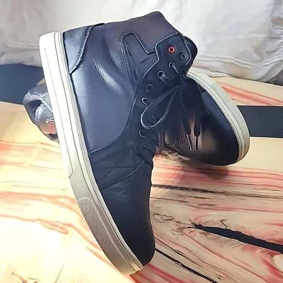 TCX⚫️BLACK⚫️ADULT MOTORCYCLE LEATHER SUEDE VERY TOUGH BOTTOM SOLES ITALY MENS 44