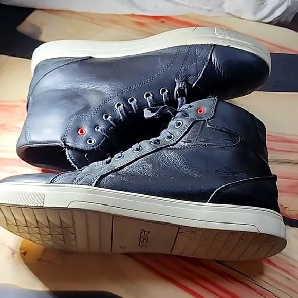 TCX⚫️BLACK⚫️ADULT MOTORCYCLE LEATHER SUEDE VERY TOUGH BOTTOM SOLES ITALY MENS 44