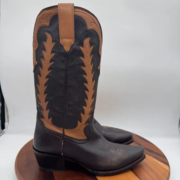 Tecovas Birthday Boots Limited Edition VII Womens 11 Chocolate Deerskin Western