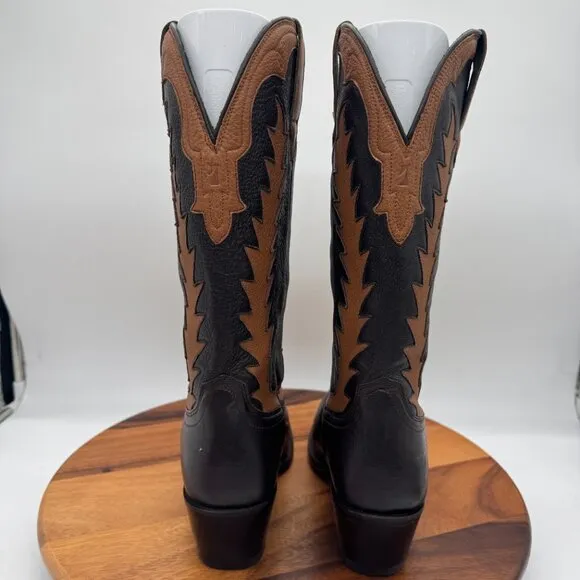 Tecovas Birthday Boots Limited Edition VII Womens 11 Chocolate Deerskin Western