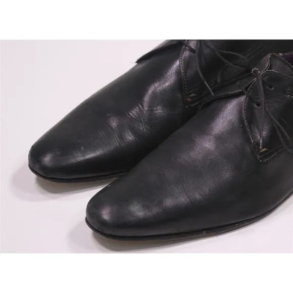 Ted Baker Black Point Toe Leather Oxford Dress Shoes US 11