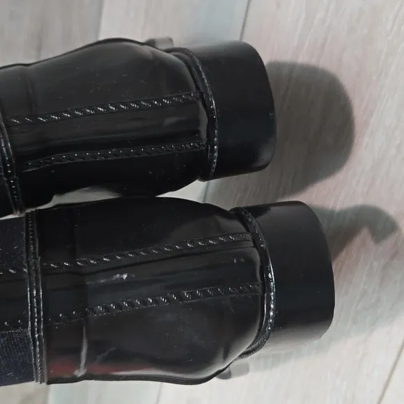 Ted Baker Women Waterproof Rainboots Tall Riding Boots shoes sz 8