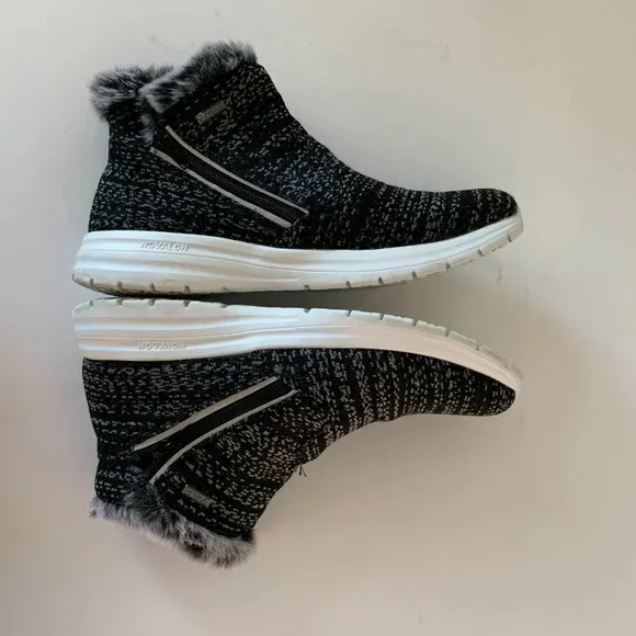 TELIC Women's Apres-Ski Recovery Comfort Boots 510 Granite Size 9 Vegan Friendly