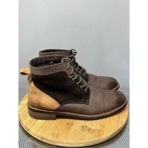 Testosterone Shoes Mixed Media Mens US 10 EU 45 Veg Gas Boots Ankle