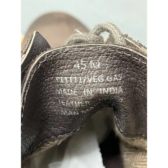 Testosterone Shoes Mixed Media Mens US 10 EU 45 Veg Gas Boots Ankle
