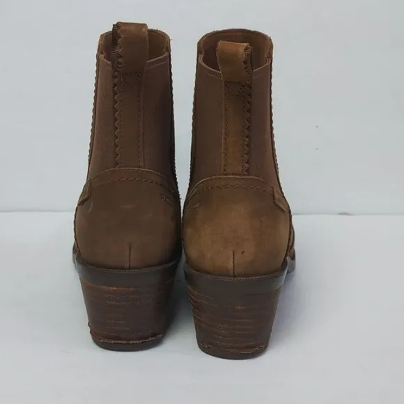 Teva Women's Anaya Chelsea Heeled Boots Brown Size 6