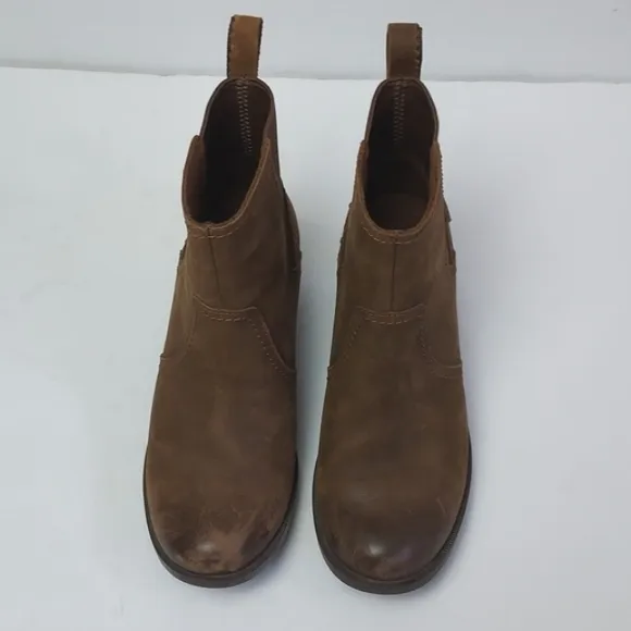 Teva Women's Anaya Chelsea Heeled Boots Brown Size 6
