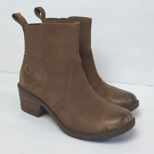 Teva Women's Anaya Chelsea Heeled Boots Brown Size 6