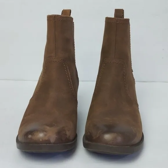 Teva Women's Anaya Chelsea Heeled Boots Brown Size 6