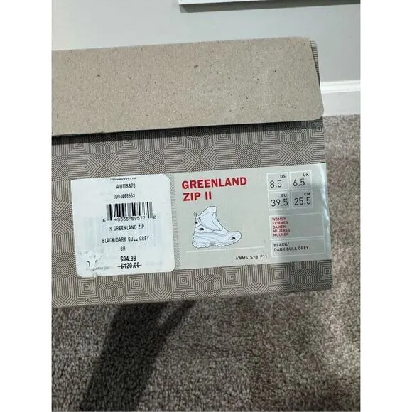 The North Face Women's Greenland Zip II Boots - Size 8.5 - New in Box