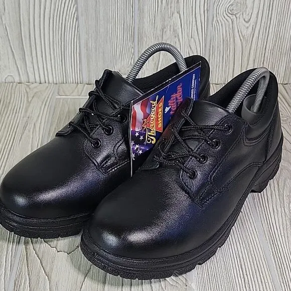 Thorogood Soft Streets Plain Toe Oxford Leather Work Shoes Mens 7M NWT