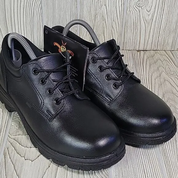 Thorogood Soft Streets Plain Toe Oxford Leather Work Shoes Mens 7M NWT