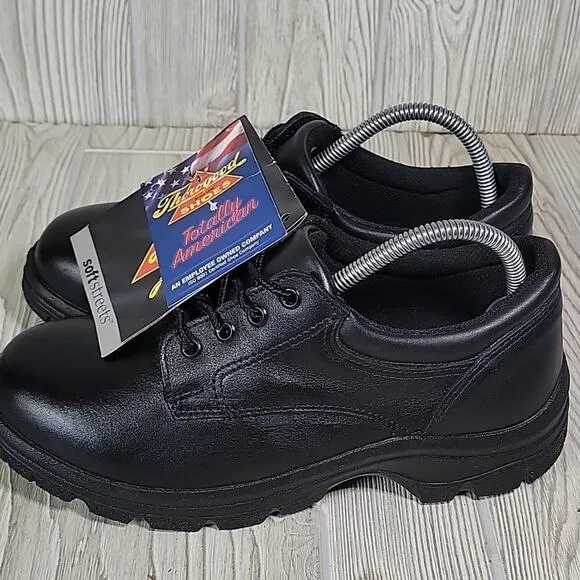 Thorogood Soft Streets Plain Toe Oxford Leather Work Shoes Mens 7M NWT