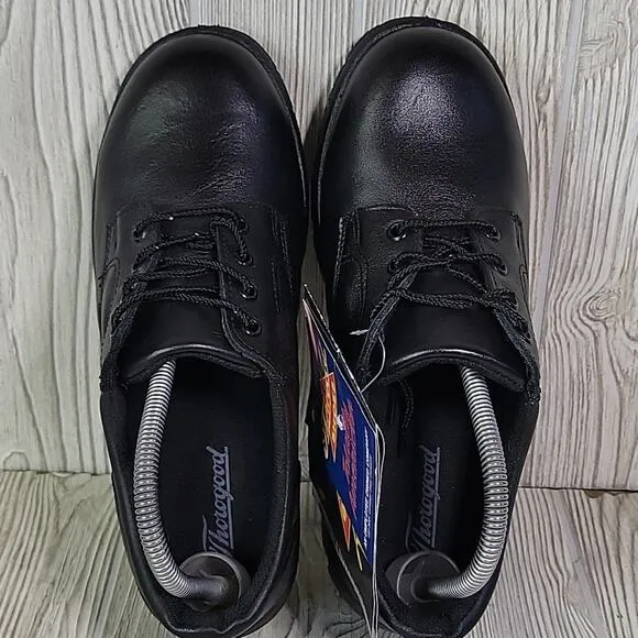 Thorogood Soft Streets Plain Toe Oxford Leather Work Shoes Mens 7M NWT