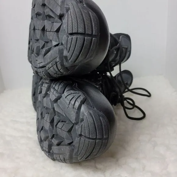 Thorogood Tactical Boots Men's Size 12 Black Ankle Guard Zipper Side Shoes