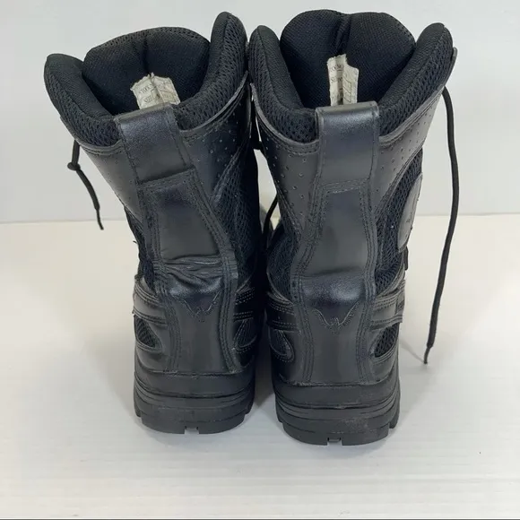 Thorogood Tactical Leather Boots Lace Up Black Sz 10.5