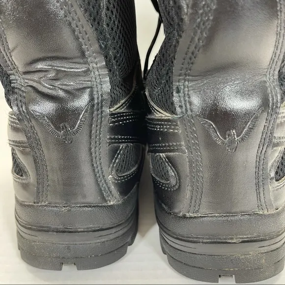Thorogood Tactical Leather Boots Lace Up Black Sz 10.5