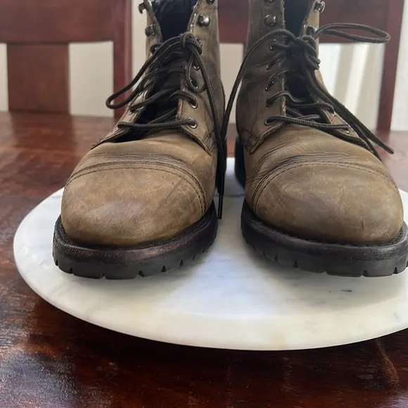 THURSDAY Boot Co. Captain Storm-King Men's Boots Lug Soles Matte Green 10
