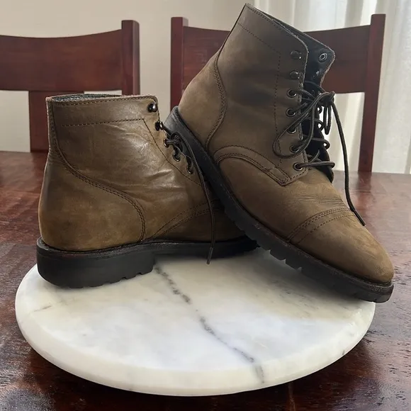 THURSDAY Boot Co. Captain Storm-King Men's Boots Lug Soles Matte Green 10