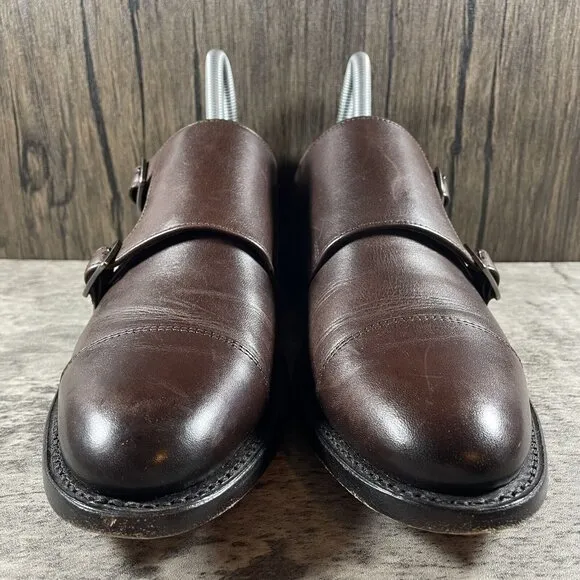 Thursday Boot Co. Double Buckle Dress Shoes Leather Dark Brown Men’s Size 6