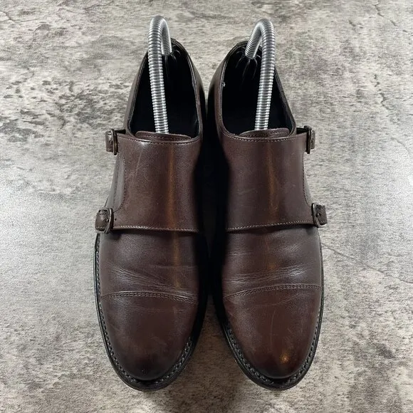 Thursday Boot Co. Double Buckle Dress Shoes Leather Dark Brown Men’s Size 6