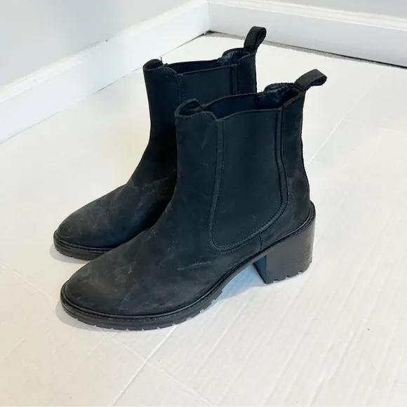 Thursday Boot Company Knockout Chelsea Boots Size 8.5 Matte Black Heeled