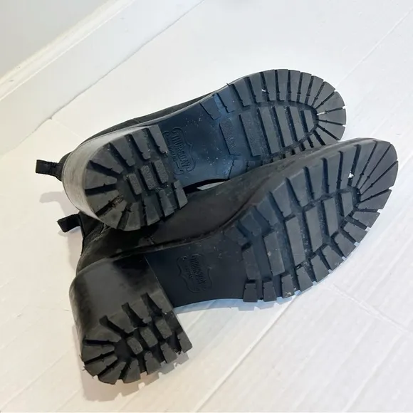 Thursday Boot Company Knockout Chelsea Boots Size 8.5 Matte Black Heeled