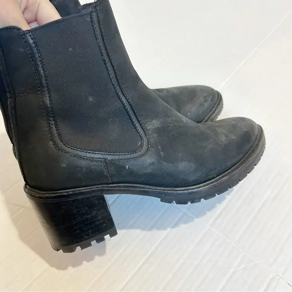Thursday Boot Company Knockout Chelsea Boots Size 8.5 Matte Black Heeled