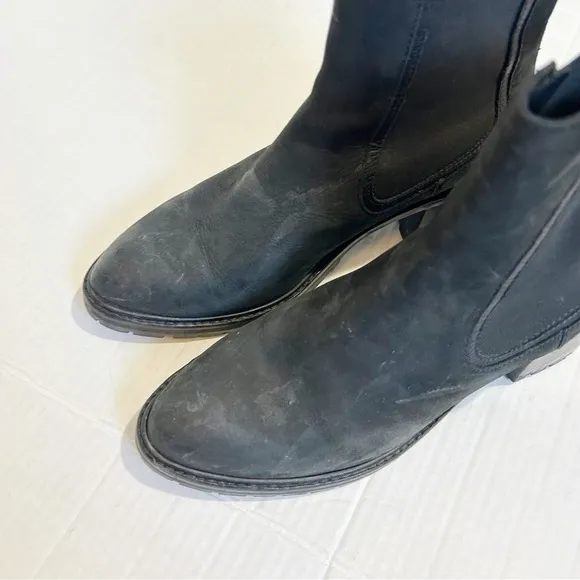 Thursday Boot Company Knockout Chelsea Boots Size 8.5 Matte Black Heeled