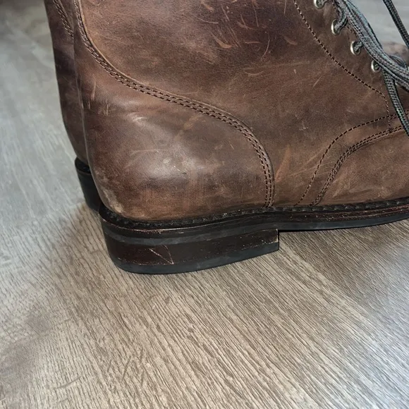 Thursday Boot Company President Lace Up Boots Brown Leather