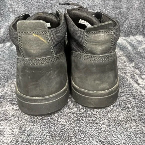 Timberland A1T16 Davis Square Nubuck Lace Up Black Chukka Boots Mens Size 13