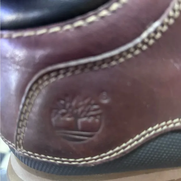 Timberland ACT 85174 7626 Men's Brown Leather Boots Size 9.5 M EUC